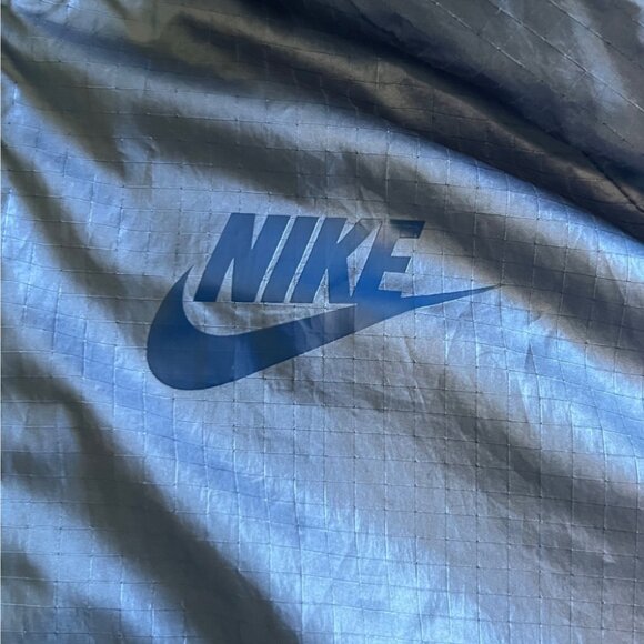 Nike Blue Vented Full Zip Activewear Windbreaker Jacket Women's Medium - Picture 3 of 10